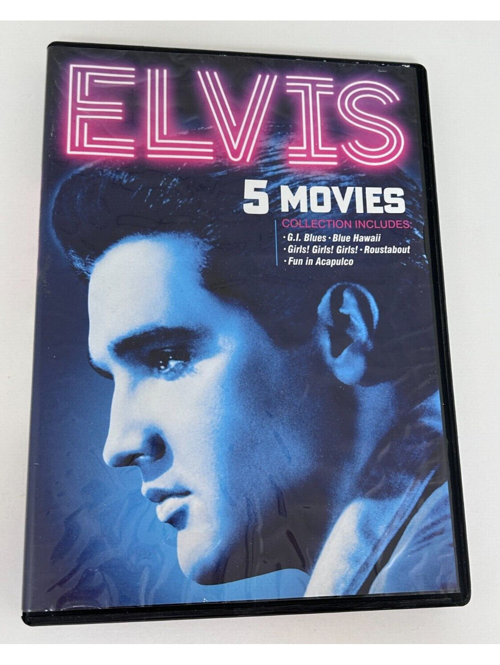 Elvis Presley 5 Movies Collection DVD GI Blues Blue Hawaii Girls Girls Girls ETC